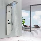 LED Shower Panel Tower System Rain&Waterfall Body Massage Jet W/Hand Shower