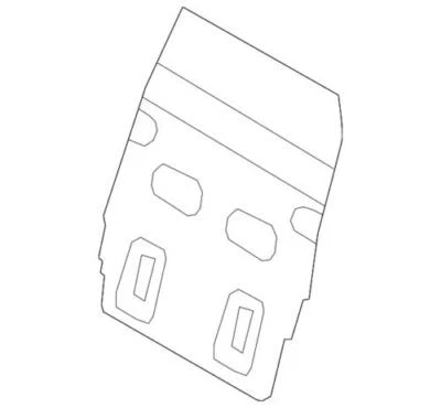 Conjunto de panel trasero asiento central original Ford Flex 2009-2011 8A8Z-7460508-A Foto 1 de 2