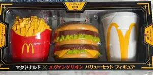 McDonald's x Evangelion Collaboration EVA Japanese Anime Value set Figure - Picture 1 of 6