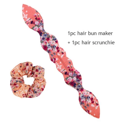 Moño Mágico Hair Bun Maker Conejo Oreja French Twist Herramienta de Peinado Formador de Cabello Foto 1 de 3