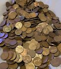 1000+ Wheat Penny Cents Wholesale Lot , 1940-1958 Pds , Nearly 7 Lbs Of Copper