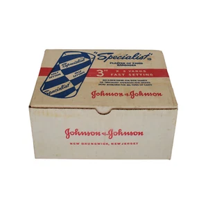 1960s Johnson & Johnson Fast Setting Plaster Of Paris - Box of 12 - Reenactment - Picture 1 of 5