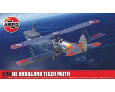 Airfix De Havilland Tiger Moth 1:48 A04104A modellismo - Immagine 1 di 4