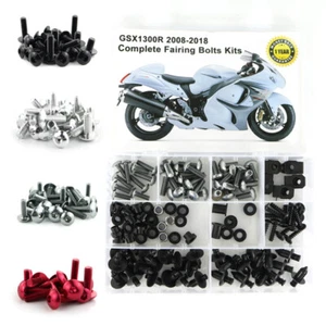 Kit completo de pernos de carenado tornillos de carrocería aptos para Suzuki GSX1300R Hayabusa 2008-2018 - Imagen 1 de 15
