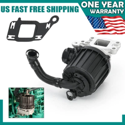 Crankcase Breather Oil Separator Fit Freightliner Mack MP8 Detroit DD15 DD13  - Image 1 of 4