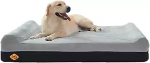 Laifug Orthopedic Memory Foam Extra Large Dog Bed with Pillow and Durable Wat... - Picture 1 of 13