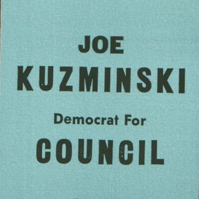 1960s Joseph Joe P Kuzminski City Council Reading Berks County Pennsylvania #1 - Bild 1 von 3
