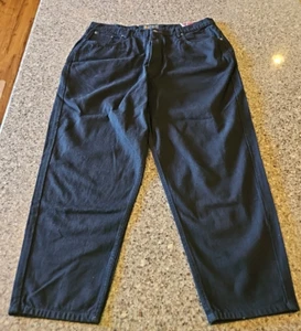 ROUTE 66 Black Jeans Pants Women’s 24 WP Cotton Relaxed Fit High Waisted VTG - Picture 1 of 14