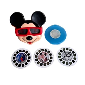 NIB View Master 3-D MICKEY MOUSE Deluxe DISNEY 100 Toy 3 Reels Case STEM Age 3+ - Picture 1 of 5