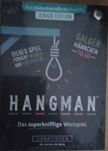 HANGMAN JUNIOR EDITION Galgenmännchen TO GO Alter 9+ für 2-8 Spieler - Bild 1 von 2