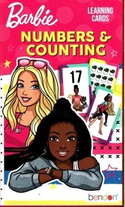 Barbie Numbers & Counting Flash Learning Cards Age 3+ Party Favors Homeschool - Picture 1 of 2