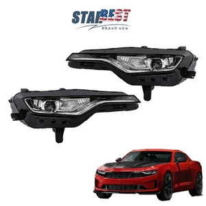 Headlights Assembly For Chevy Camaro SS 1SS 2SS RS 2019-2024 LED Type Right&Left - Picture 1 of 15