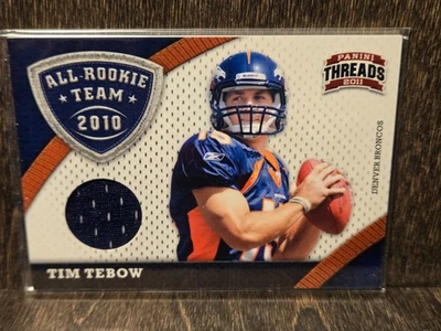 Tim Tebow 2011 Panini Threads All Rookie Team Patch /299 Broncos  Florida Gators - Image 1 of 2