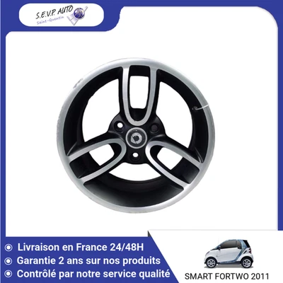 🇫🇷 JANTE ALUMINIUM SMART FORTWO COUPE 2007- ➤A4514013602CA4L ♻️ - Photo 1/2