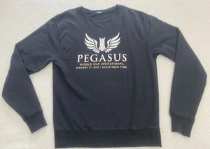 Pegasus World Cup Invitational Sweatshirt Lightweight Pullover Mens Small Black - Picture 1 of 5