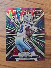 2021 Prizm CeeDee Lamb Hype Gold Vinyl Prizm #4/5 Dallas Cowboys #H-6.