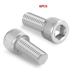 6 Stück Zylinderschrauben mit Innensechskant M3 x 12 mm 304 Edelstahl - Bild 1 von 4