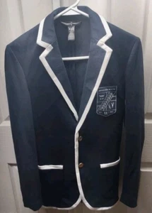 Houston White Adult Blazer Navy Blue And White Size XXS NEW Without Tags - Picture 1 of 5