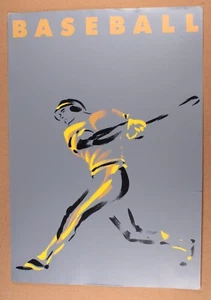 1990 Canetti/Graphique De France "Baseball" PGC Poster Printed In France - Picture 1 of 12