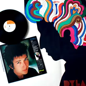 PRISTINE RARE COVER VINTAGE VINYL BOB DYLAN HITS LP POSTER NM RARE - Picture 1 of 10