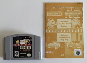 Namco Museum 64 (Nintendo 64, 1999) con Manual Auténtico Probado Funciona - Imagen 1 de 11