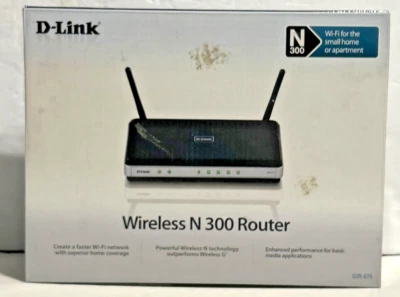 D-Link DIR-615 Wireless-N 300 Wifi Router 4 Port 10/100 Networking N300 unit -A- - Image 1 of 4