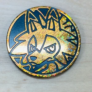 Pokemon TCG - Lycanroc Coin - New, Mint Condition - Picture 1 of 2