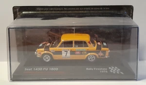 DIE CAST SEAT 1430 FU 1800 - RALLY FIRESTONE 1976 - scala 1\43 - Imagen 1 de 2
