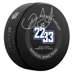 Daniel Sedin Vancouver Canucks Fanatics Authentic Autographed February 12, 2020 - Picture 1 of 1