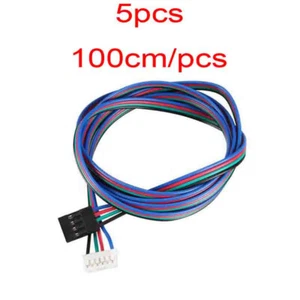 5x 4 Pin Schrittmotor Kabel XH2.54 Klemme Draht Stecker für 3D Drucker Nema17 - Bild 1 von 4