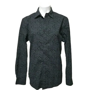 Signature Studio Paisley Long Sleeve Button Down Dress Men's Sz Small - Bild 1 von 7