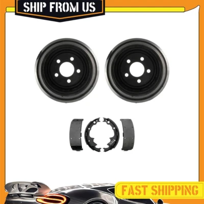 Комплект задних тормозных барабанов и тормозных колодок для Dodge Dakota 1987-1990 - Изображение 1 из 4