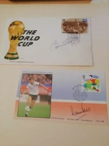 BOBBY CHARLTON MARTIN PETERS SIGNED FIRST DAY COVERS AFTAL - Picture 1 of 1