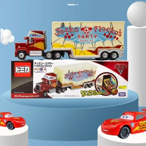 Takara Tomy Disney Cars MAC Jocko Flockos Forniture festa giocattolo auto centrale F/S - Foto 1 di 6