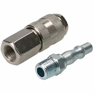 Male PCL to Female EURO Air Fitting Convertor Adapter Airline Hose Quick Release - Image 1 of 4