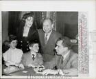 1957 Press Photo Pres. Karty z autografami Nixon do Joshua & Joyce Javits, NY