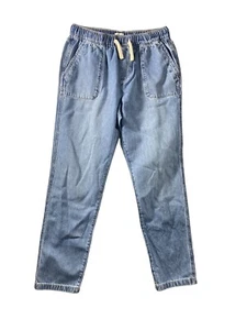 Crewcuts by J.Crew Girl's Denim Drawstring Pant Surfside Wash Size 14 - Picture 1 of 7