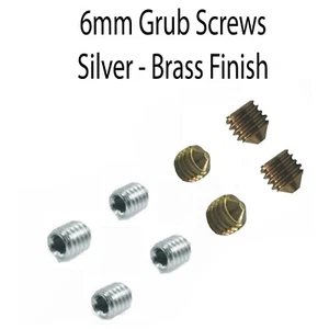 Madenschrauben für Spindeltürgriffe / Knöpfe, Metall, Teile - 6 mm Multipack - Bild 1 von 10
