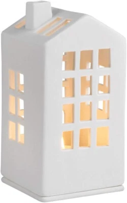 Räder Design Teelichthalter Windlicht LIVING Mini Lichthaus Rathaus 6x6x12,5cm - Bild 1 von 2