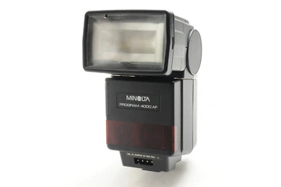 [Excellent+++] Minolta Program 4000 AF Shoe Mount Xenon Flash For Minolta SLR - Image 1 of 4