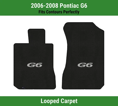 Alfombrillas de primera fila Lloyd Classic Loop para Pontiac G6 2006-2008 con logotipo G6 Foto 1 de 4