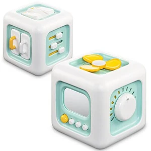 Busy Cube Toy Sensory Toys for Toddlers 1-3 Baby Car Seat Toys 12-18 Months T... - Picture 1 of 9