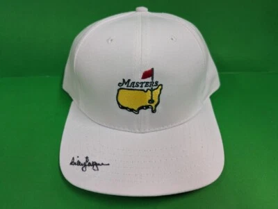 Gorra de golf Billy Casper PGA Tour Masters firmada autografiada blanca Foto 1 de 3