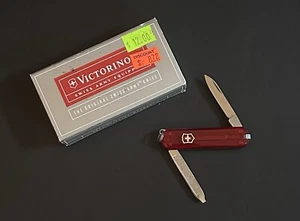 🔥 Vintage New Old Stock Victorinox Escort Ruby Swiss Army Pocket Knife - Picture 1 of 6