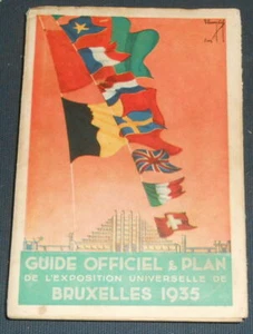 Guide Officiel & Plan de l'Exposition Universelle de Bruxelles - Picture 1 of 2