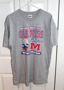 Ole Miss Rebels Football Tailgate T-Shirt - grau - LG - NEU - Bild 1 von 3