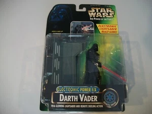 Star Wars Power of The Force DARTH VADER w/Glowing Saber Electronic Power F/X  - Picture 1 of 4