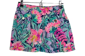 Lilly Pulitzer Madison Skort Skirt Slathouse Soirée Tropical Print SZ XS - Picture 1 of 5