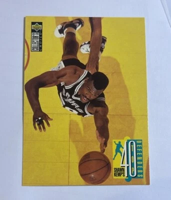 1995-96 Upper Deck Collector's Choice - Shawn Kemp's Top 40 David Robinson #408 - Image 1 of 2