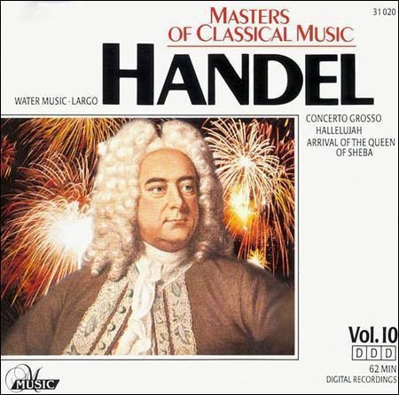 Masters of Classical Music: Handel (CD, May-1998, Delta Distribution)